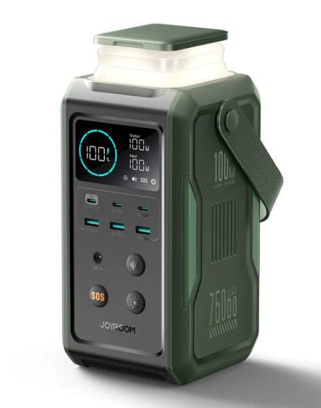 JOYROOM JR-PBF10 — внешний аккумулятор 100 Вт с выдвижной подсветкой (75000 мАч)